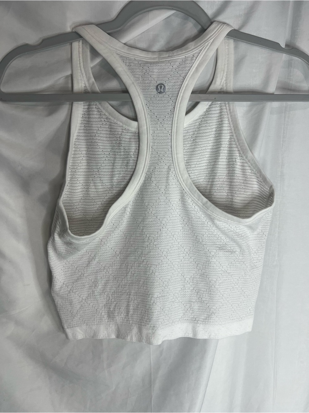 lululemon athletica White Racerback tank top